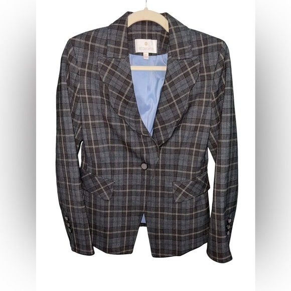 Etcetara Tweed Plaid Blazer. Size 2. NWOT - Picture 11 of 11